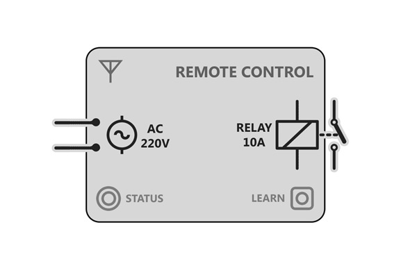 شماتیک ریموت کنترل تک کانال