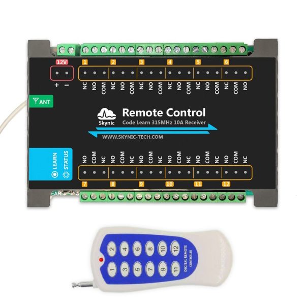 12-channel-remote-receiver-min ریموت کنترل رادیویی 12 کانال به همراه گیرنده