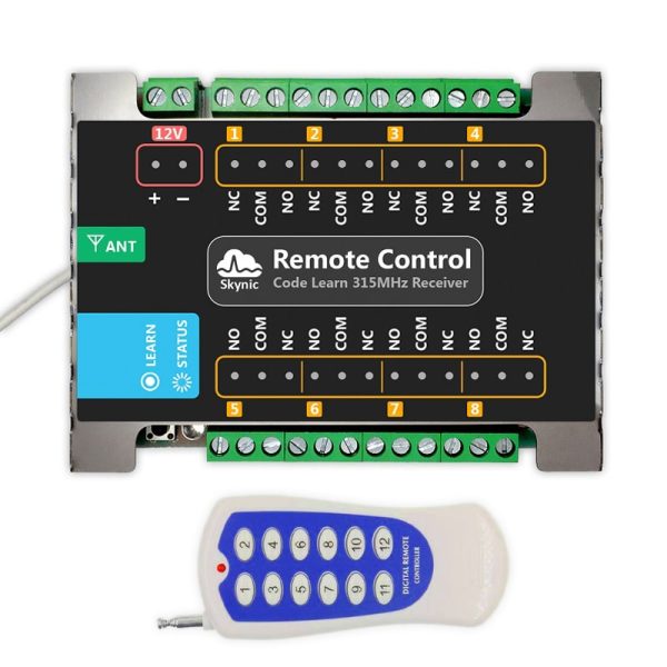 8-channel-remote-receiver-min ریموت کنترل رادیویی 8 کانال به همراه ریموت